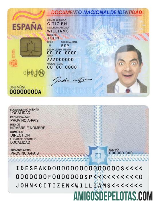 Espanha ID (2016 – Presente) amostra